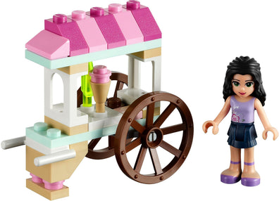 LEGO Set-Emma's Ice Cream Stand (Polybag)-Friends-30106-1-Creative Brick Builders
